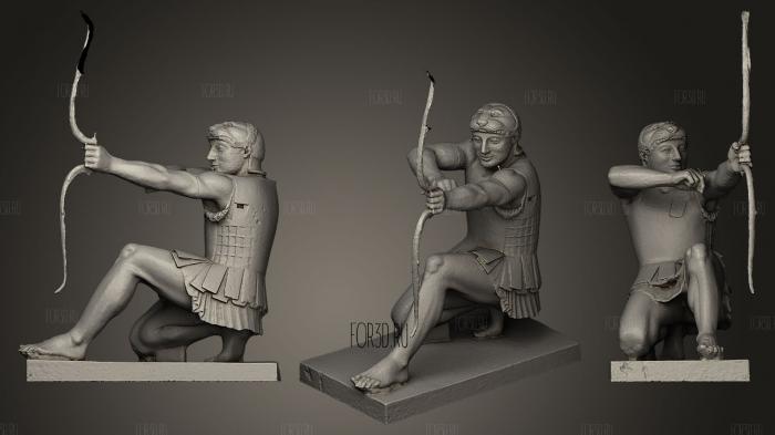 Heracles Seated stl model for CNC